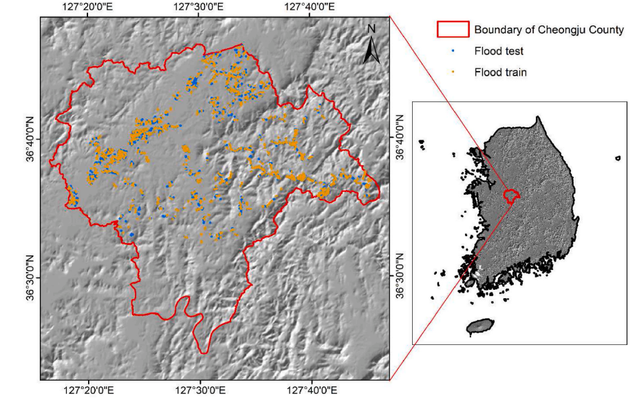 Flood susceptibility mapping of Cheongju, South Korea based on the integration of environmental factors using various machine learning approaches