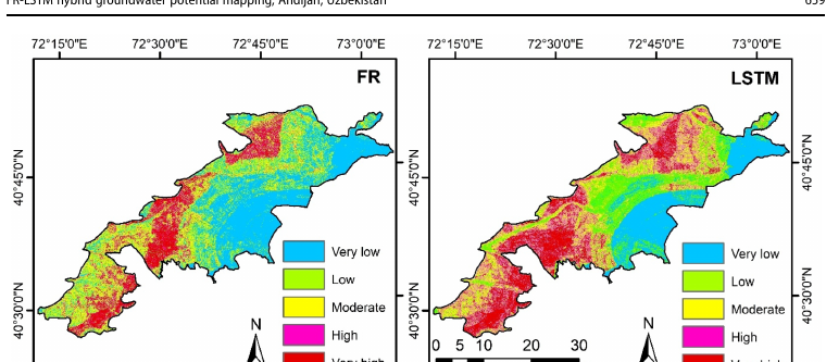 Groundwater potential mapping using FR-LSTM hybrid model figure
